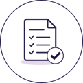 Checklist for meeting monthly account requirements icon