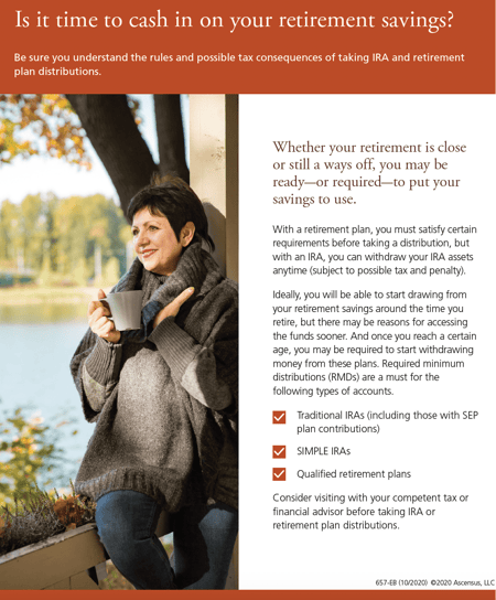 IRA and Retirement Plan Distributions