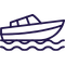 Boat icon representing boat and personal watercraft financing.