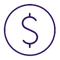 Dollar sign icon